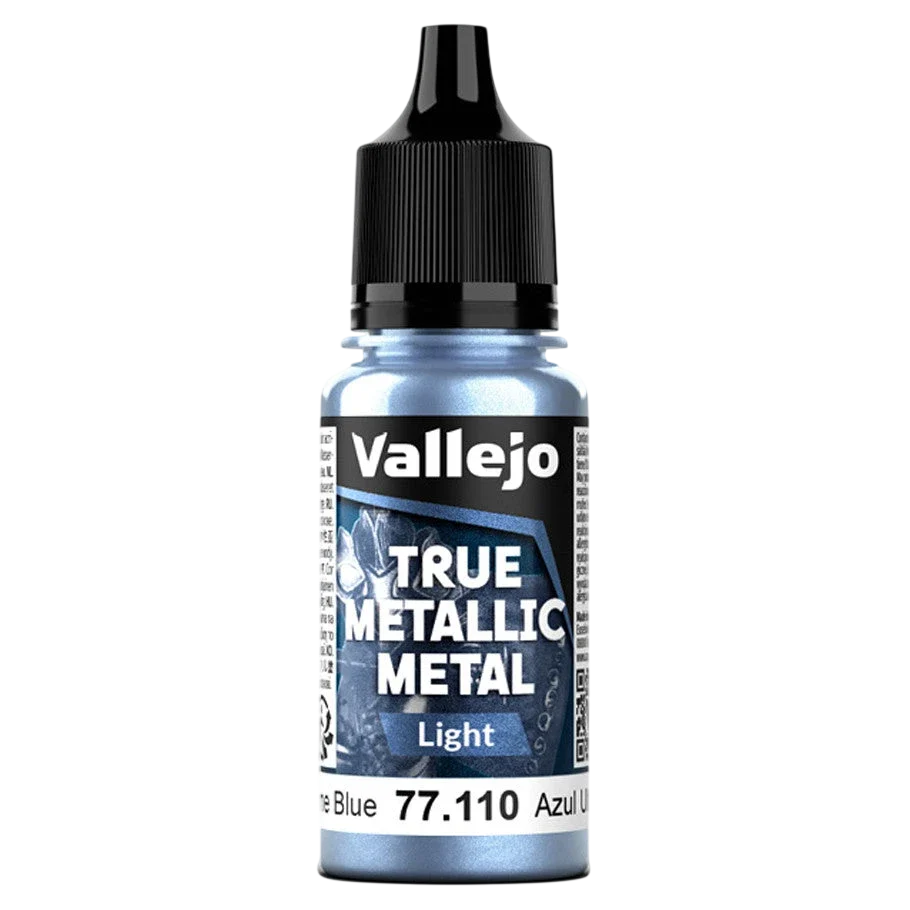 Vallejo True Metallic Metal: LIGHT - Ultramarine Blue (77.110) (New in Box)