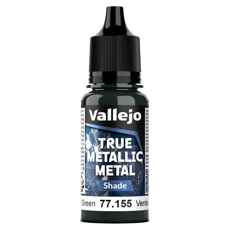 Vallejo True Metallic Metal: SHADE - Amber Green (77.155)