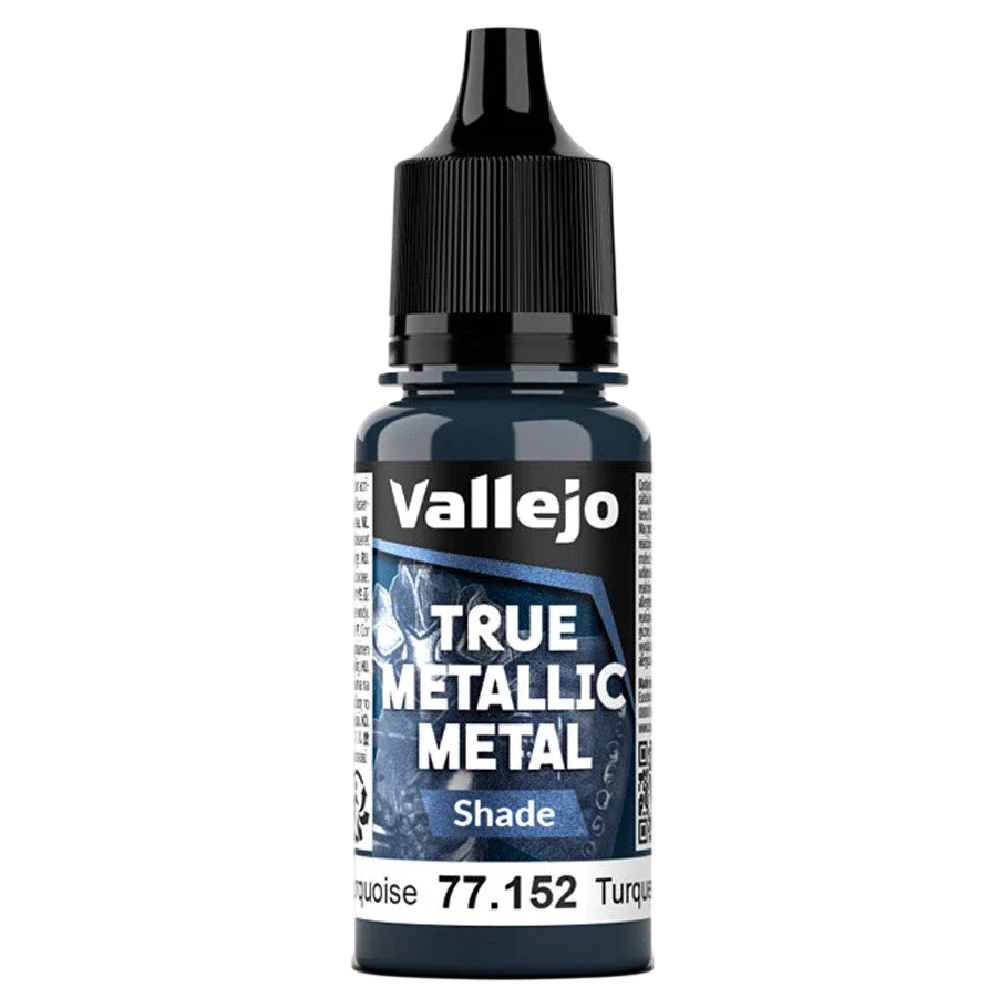 Vallejo True Metallic Metal: SHADE - Hydra Turquoise (77.152) (New in Box)