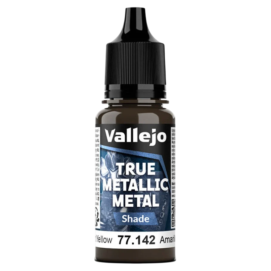 Vallejo True Metallic Metal: SHADE - Radiant Yellow (77.142)