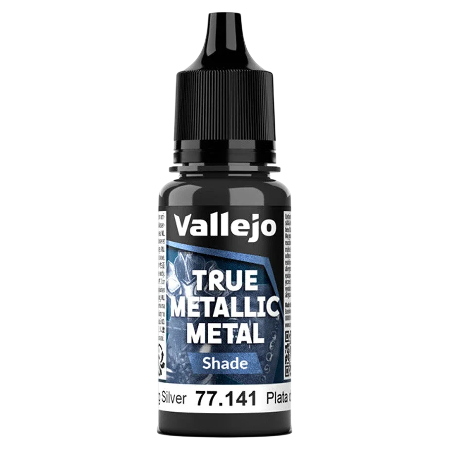 Vallejo True Metallic Metal: SHADE - Sterling Silver (77.141) (New in Box)