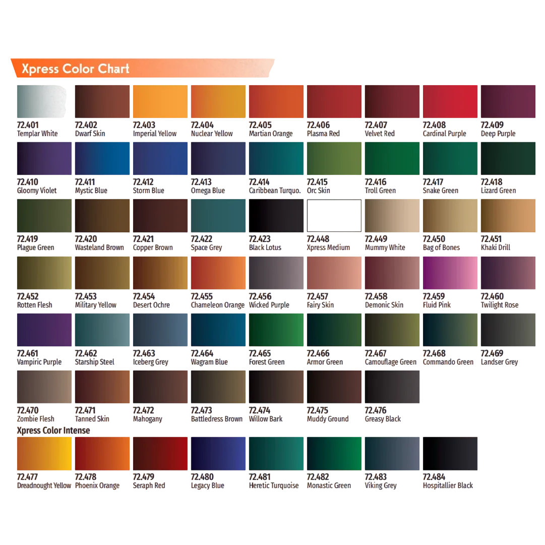 Vallejo Xpress Color - EZ-Buy Bundle (all 60 Xpress Color paints)