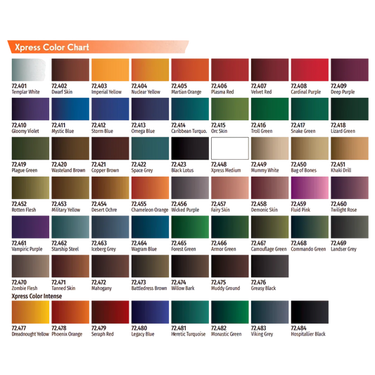 Vallejo Xpress Color - EZ-Buy Bundle (all 60 Xpress Color paints)
