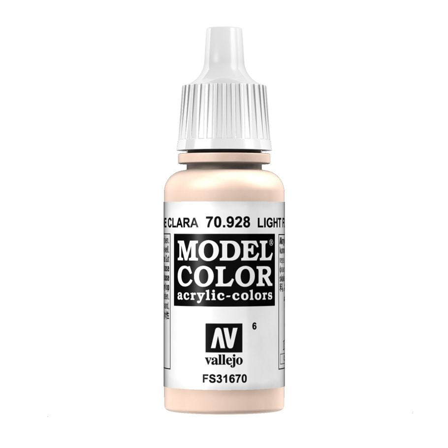 Vallejo Model Color: Light Flesh (70.928) - 17ml