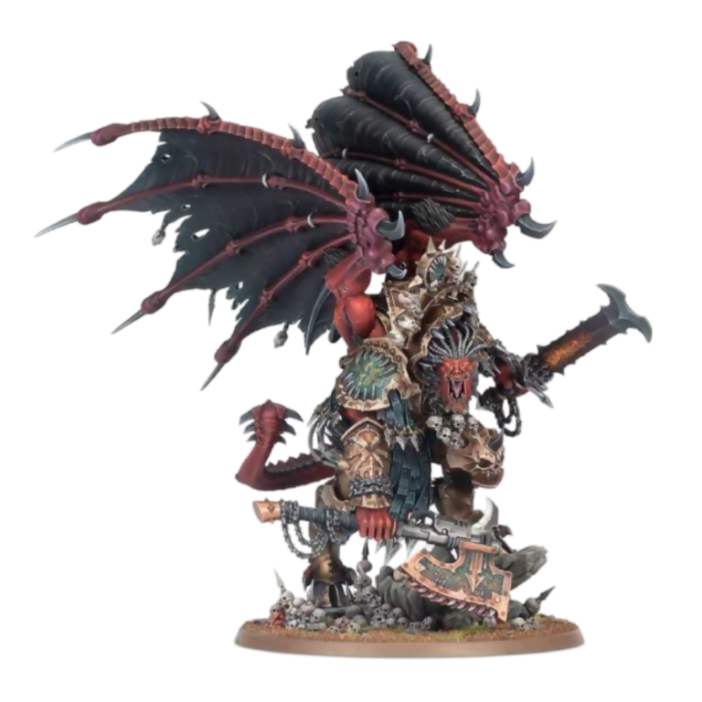 Angron, Daemon Primarch of Khorne (Custom Painted) (Assembled) From Warhammer 40k on Wargame Trader