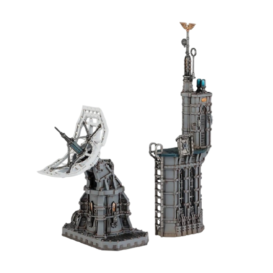Battlezone Fronteris Vox Antenna and Auspex Shrine Custom Painted Warhammer 40k Terrain