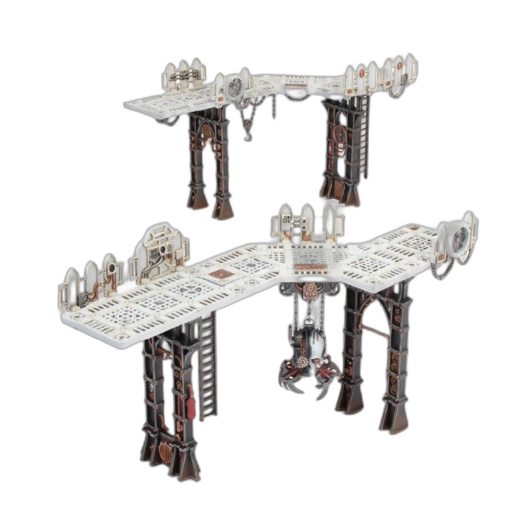 Battlezone Mechanicus Transterranic Gantries Unpainted New in Box Warhammer 40k Terrain