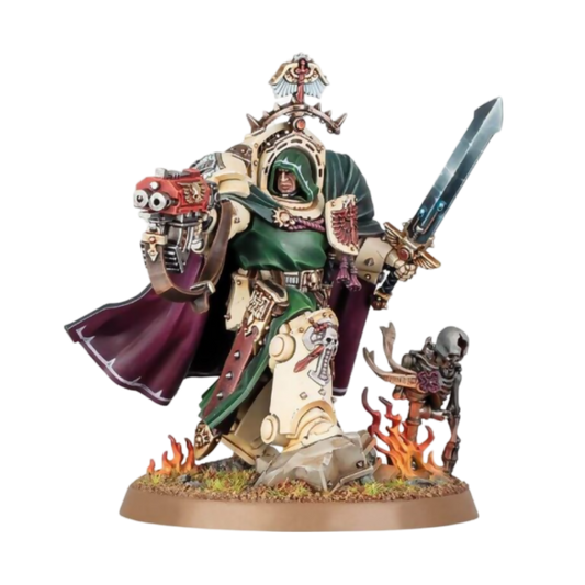 Belial, Grand Master of the Deathwing (Custom Painted) (Assembled) From Warhammer 40k on Wargame Trader