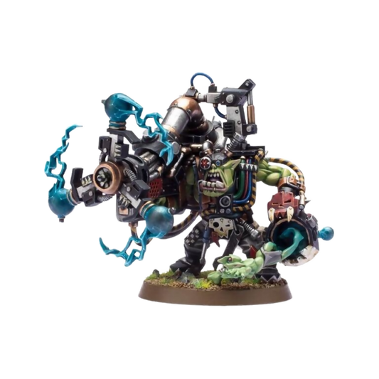 Big Mek with Shokk Attack Gun (Unpainted) (Assembled) From Warhammer 40k on Wargame Trader