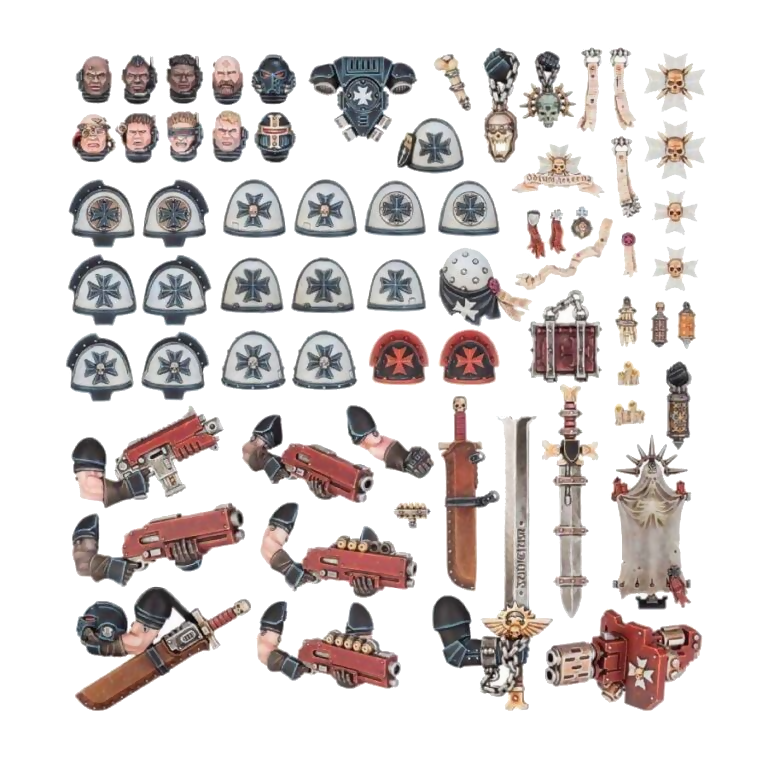 Black Templars: Upgrades and Transfers (Custom Painted) (Assembled) From Warhammer 40k on Wargame Trader