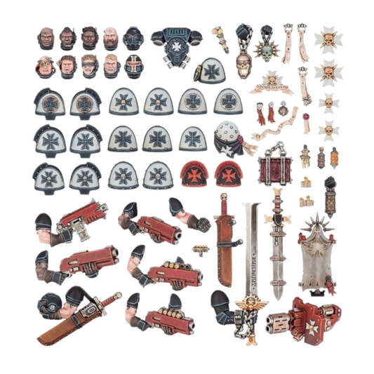 Black Templars: Upgrades and Transfers (Custom Painted) (Assembled) From Warhammer 40k on Wargame Trader