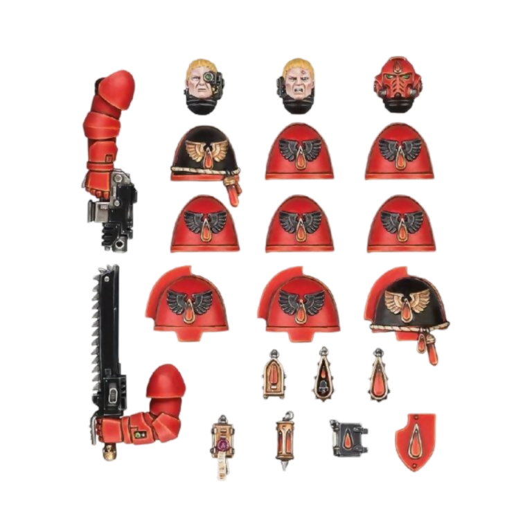 Blood Angels Primaris Upgrades (Unpainted) (Assembled) From Warhammer 40K on Wargame Trader