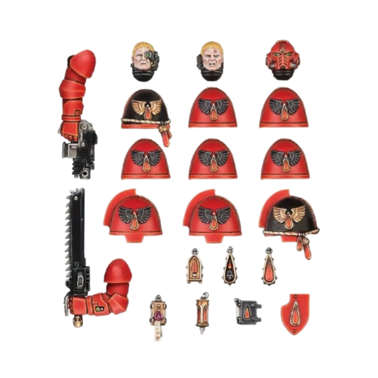 Blood Angels Primaris Upgrades (Custom Painted) (Assembled) From Warhammer 40k on Wargame Trader