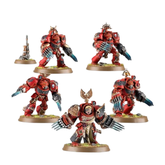 Blood Angels Terminator Assault Squad (Unpainted) (Assembled) From Warhammer 40K on Wargame Trader