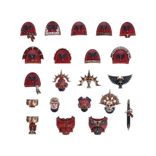 Blood Angels Upgrade Pack (Unpainted) (Assembled) From Warhammer 40K on Wargame Trader