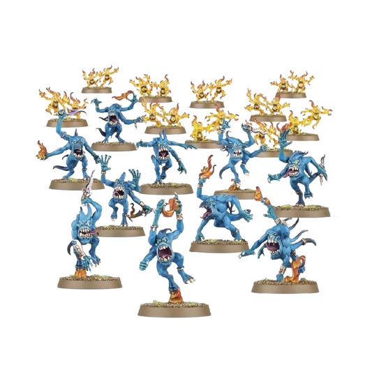 Blue Horrors of Tzeentch (Unpainted) (Assembled) From Warhammer 40k on Wargame Trader