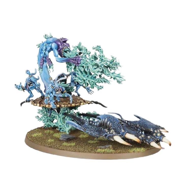 Burning Chariot of Tzeentch (Custom Painted) (Assembled) From Warhammer 40k on Wargame Trader