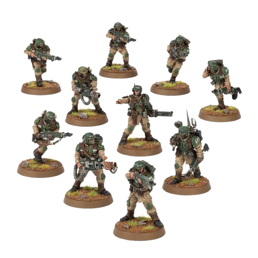 Cadian Shock Troops (Custom Painted) (Assembled) From Warhammer 40k on Wargame Trader