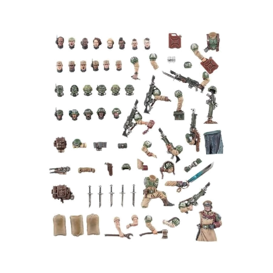 Cadian Upgrades (Unpainted) (Assembled) From Warhammer 40k on Wargame Trader