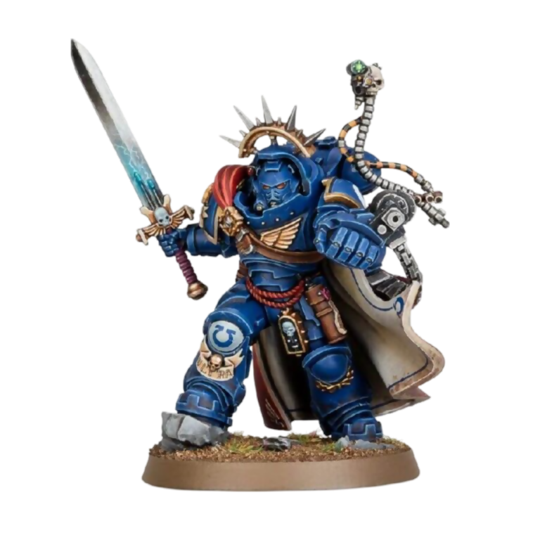 Captain in Gravis Armour (Unpainted) (Assembled) From Warhammer 40K on Wargame Trader