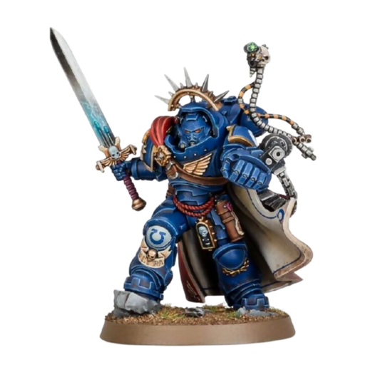 Captain in Gravis Armour (Unpainted) (Assembled) From Warhammer 40K on Wargame Trader