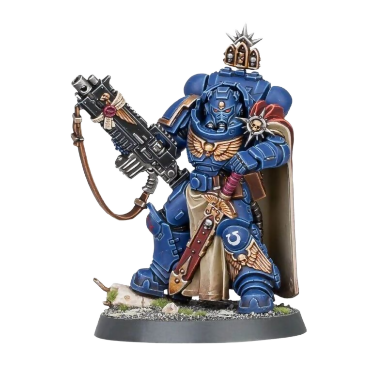 Captain with Master-crafted Heavy Bolt Rifle (Unpainted) (Assembled) From Warhammer 40k on Wargame Trader