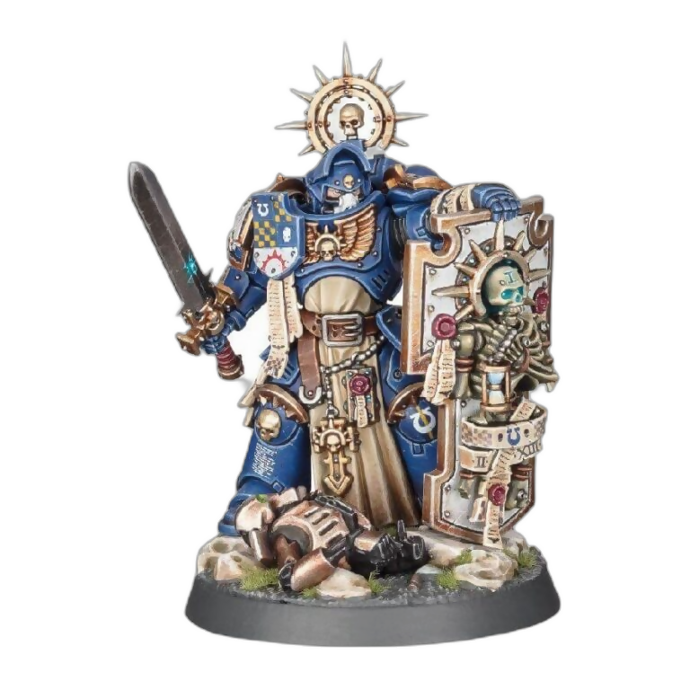 Captain with Relic Shield (Unpainted) (Assembled)