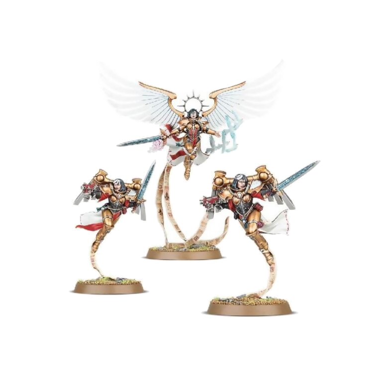 Celestine, the Living Saint (Unpainted) (Assembled) From Warhammer 40k