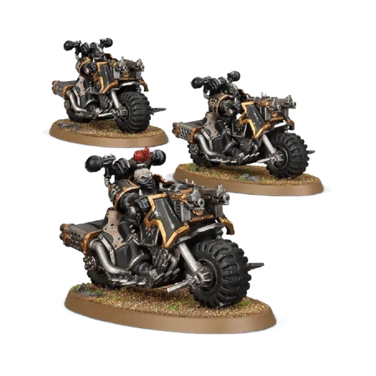 Chaos Bikers (Unpainted) (Assembled) From Warhammer 40k on Wargame Trader