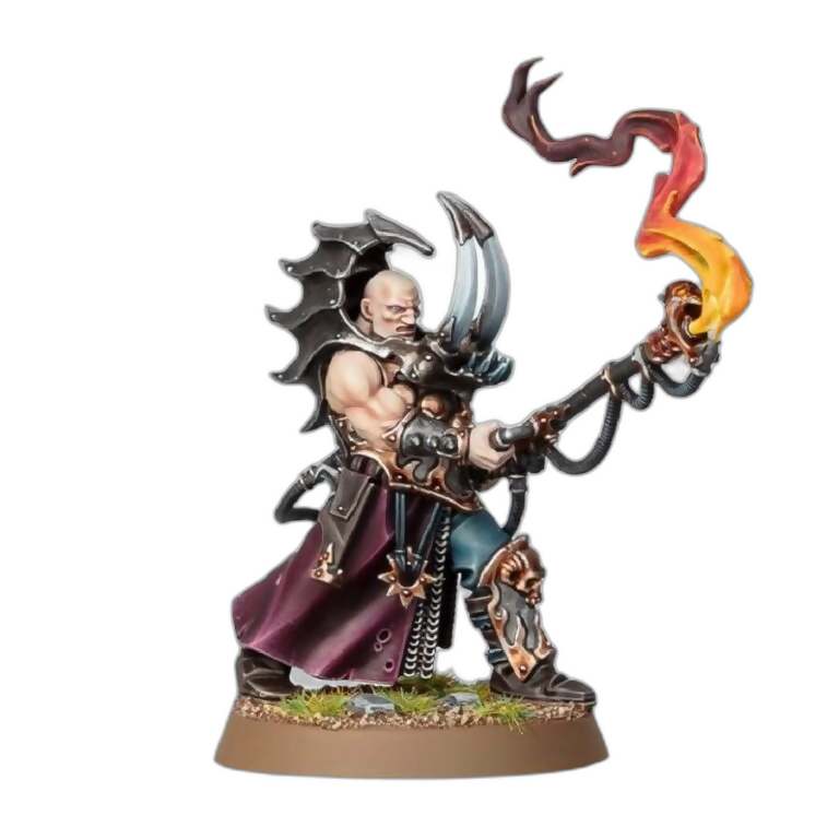 Chaos Cultist Firebrand (Custom Painted) (Assembled) From Warhammer 40k on Wargame Trader