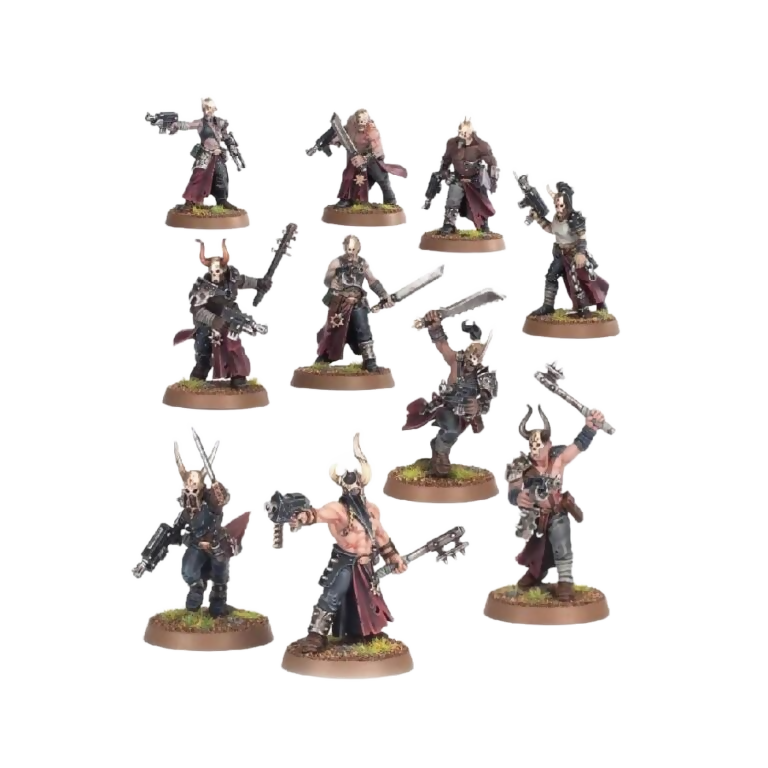Chaos Cultists (Unpainted) (Assembled) From Warhammer 40k on Wargame Trader