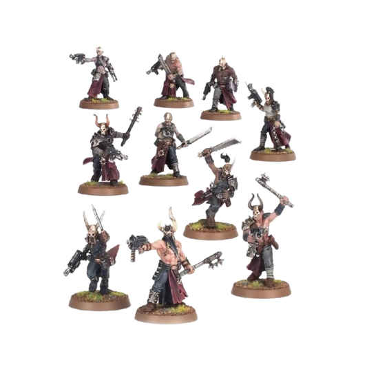 Chaos Cultists (Custom Painted) (Assembled) From Warhammer 40k on Wargame Trader