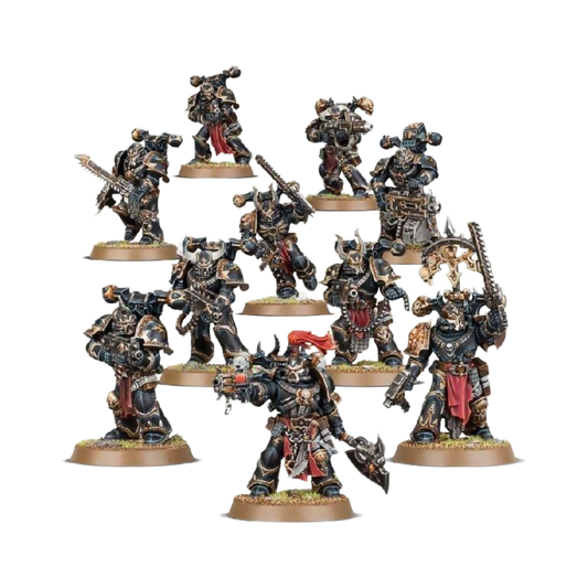 Chaos Space Marines Troops (Custom Painted) (Assembled) From Warhammer 40k on Wargame Trader