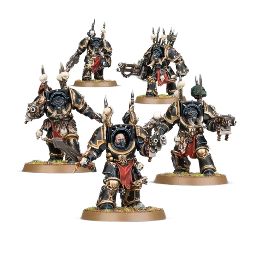 Chaos Terminator Squad Unpainted New in Box Warhammer 40k Miniature