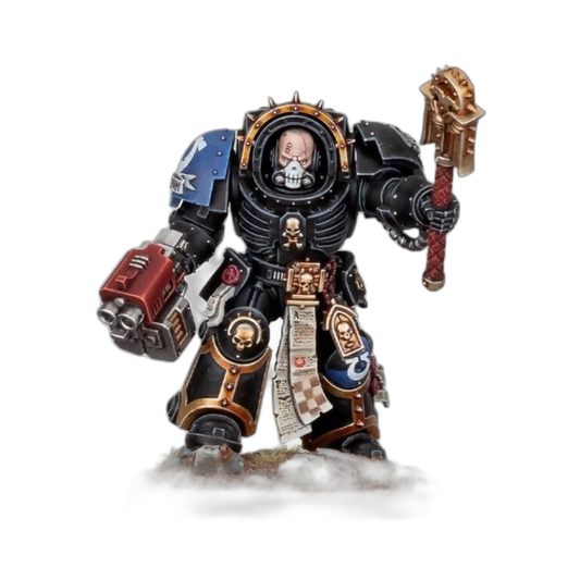 Chaplain in Terminator Armor Warhammer 40k Miniature