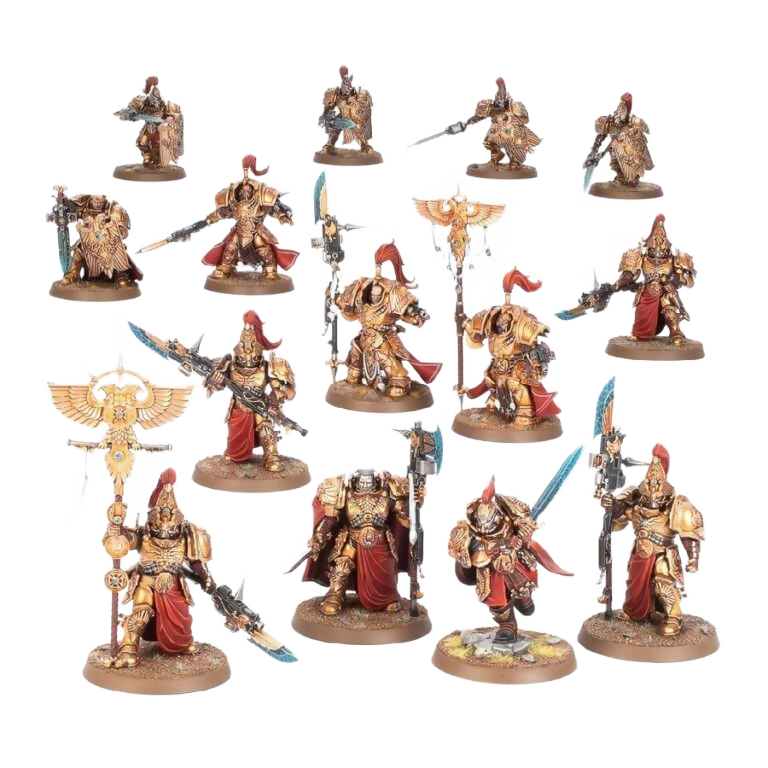Combat Patrol: Adeptus Custodes (Unpainted) (Assembled) From Warhammer 40k on Wargame Trader