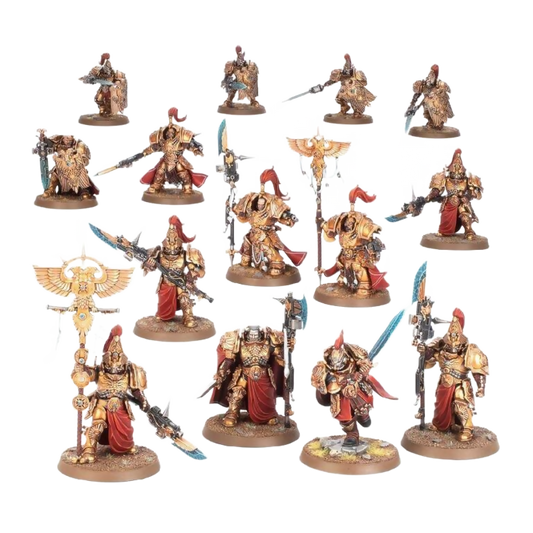 Combat Patrol: Adeptus Custodes (Custom Painted) (Assembled) From Warhammer 40k on Wargame Trader