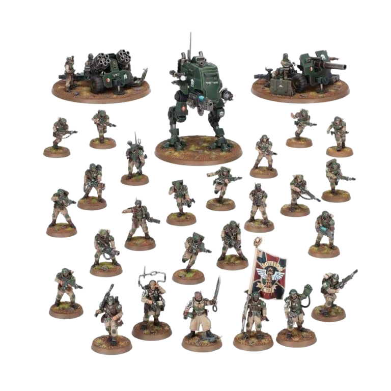 Combat Patrol: Astra Militarum (Unpainted) (Assembled) From Warhammer 40k on Wargame Trader