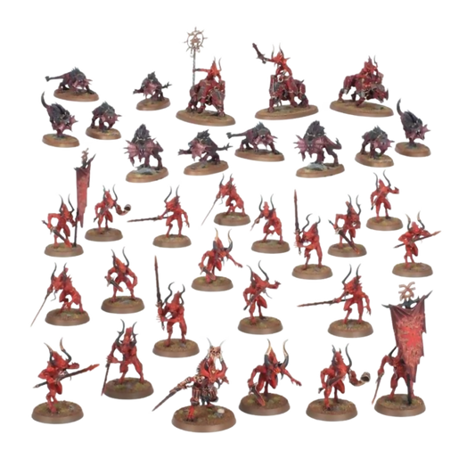 Combat Patrol: Chaos Daemons (Custom Painted) (Assembled) From Warhammer 40k on Wargame Trader