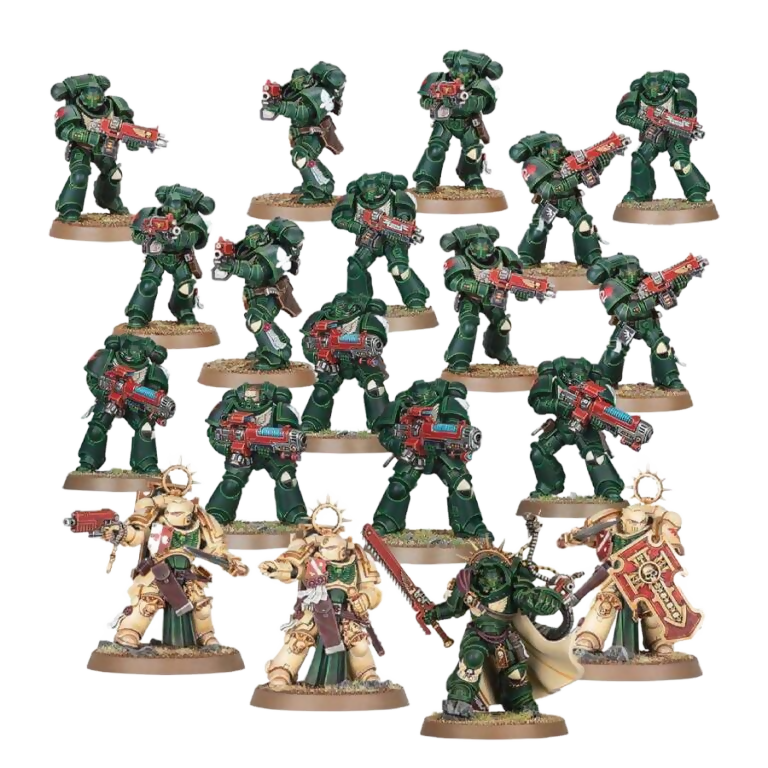 Combat Patrol: Dark Angels (Custom Painted) (Assembled) From Warhammer 40k on Wargame Trader