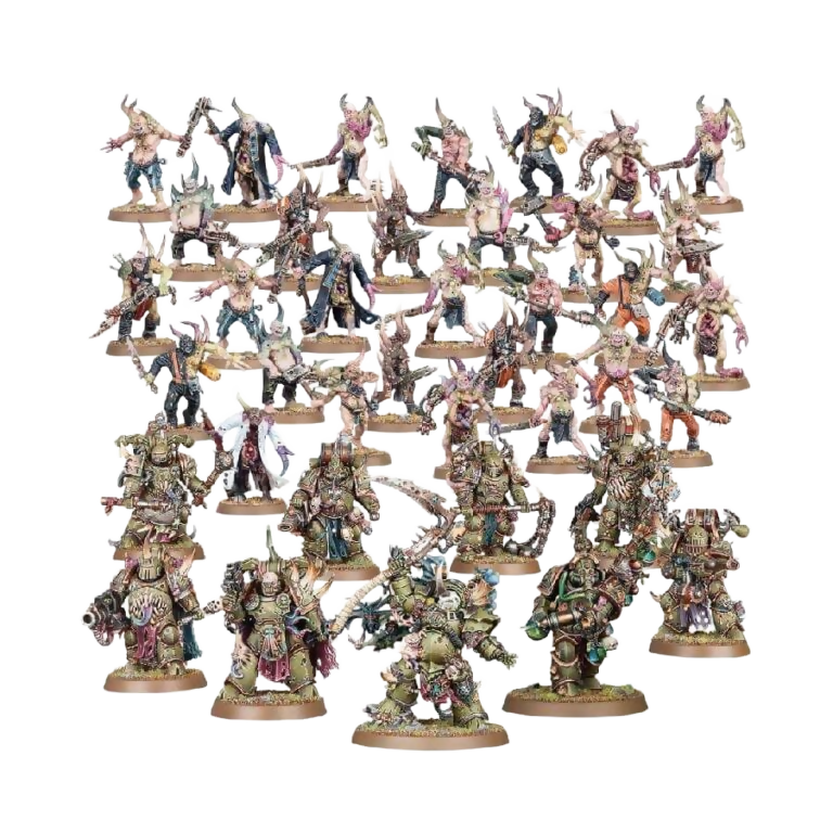 Combat Patrol: Death Guard (Unpainted) (Assembled) From Warhammer 40k