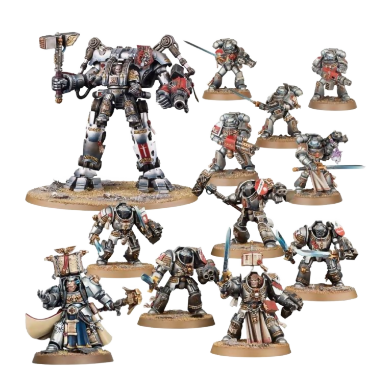 Combat Patrol: Grey Knights (Unpainted) (Assembled) From Warhammer 40K on Wargame Trader
