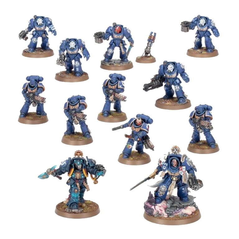 Combat Patrol: Space Marines (Custom Painted) (Assembled) From Warhammer 40k on Wargame Trader