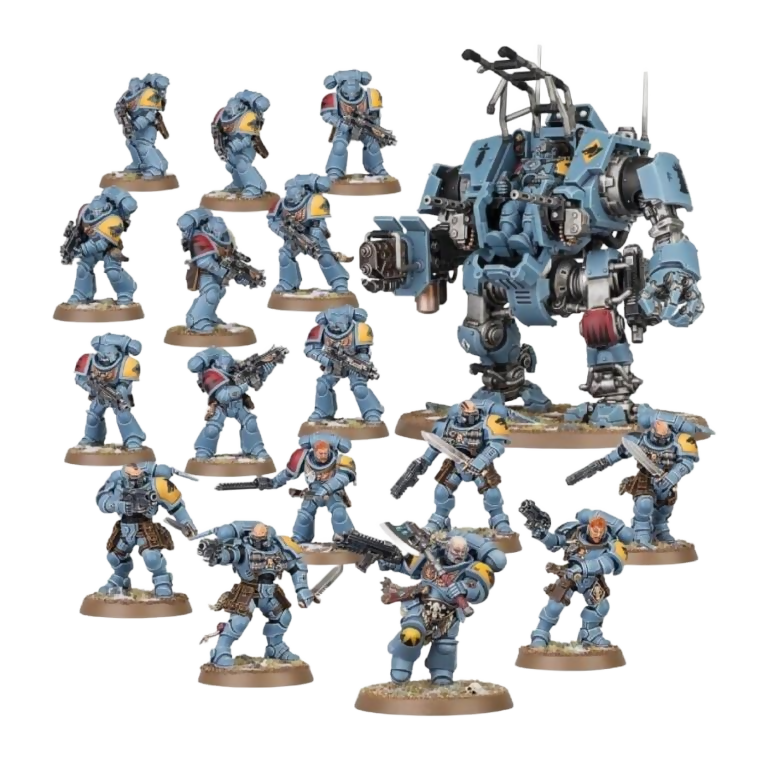 Combat Patrol: Space Wolves (Unpainted) (Assembled) From Warhammer 40K