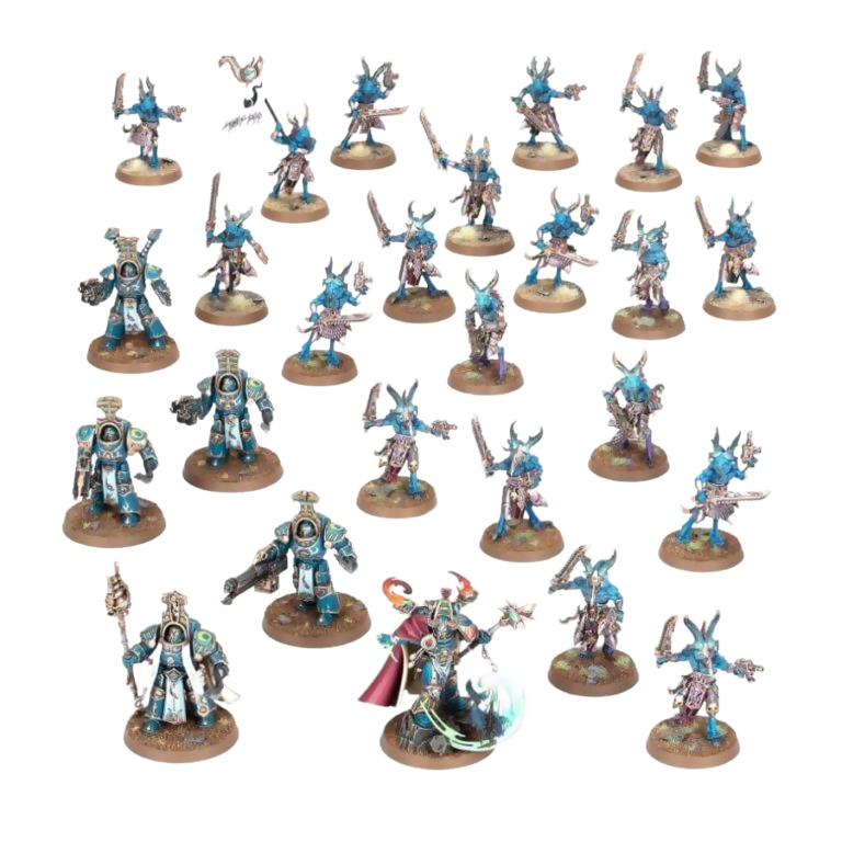 Combat Patrol: Thousand Sons (Custom Painted) (Assembled) From Warhammer 40k on Wargame Trader