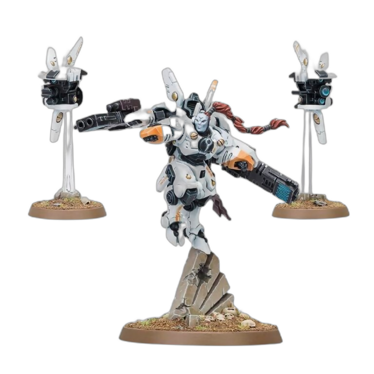 Commander Shadowsun (Unpainted) (Assembled) From Warhammer 40k