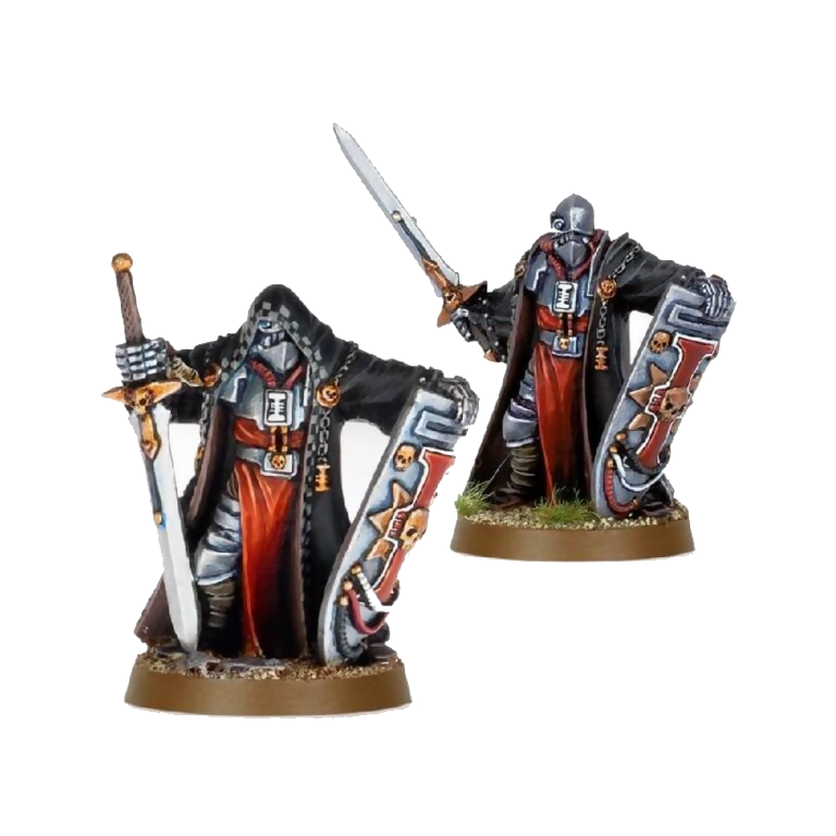 Crusaders (Unpainted) (Assembled) From Warhammer 40k