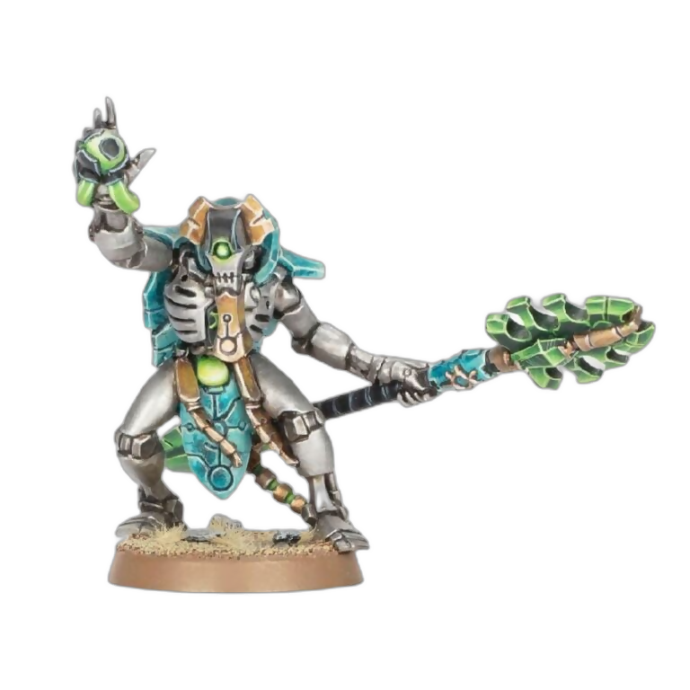 Necron Cryptek (Unpainted) (Assembled)