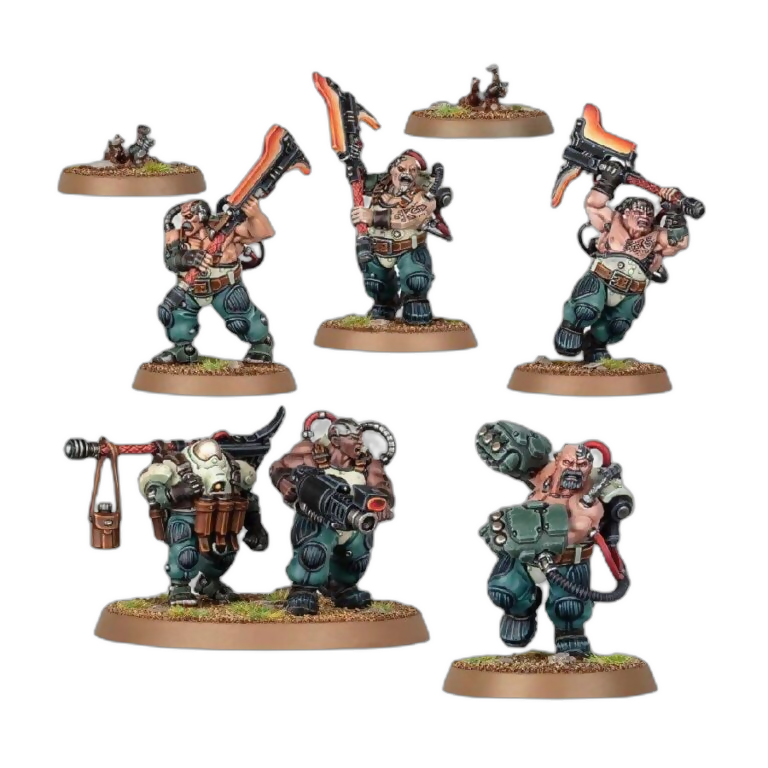 Cthonian Beserks (Custom Painted) (Assembled) From Warhammer 40k on Wargame Trader