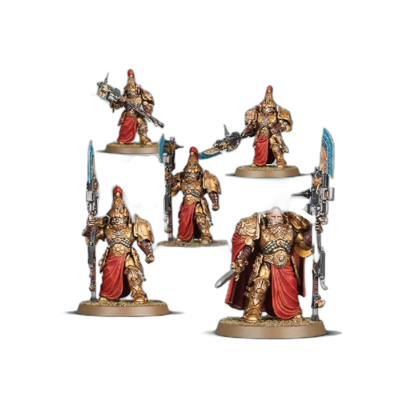 Custodian Wardens Shield-Captain (Unpainted) (Assembled) From Warhammer 40k on Wargame Trader